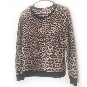 Betsy Johnson cheetah print top